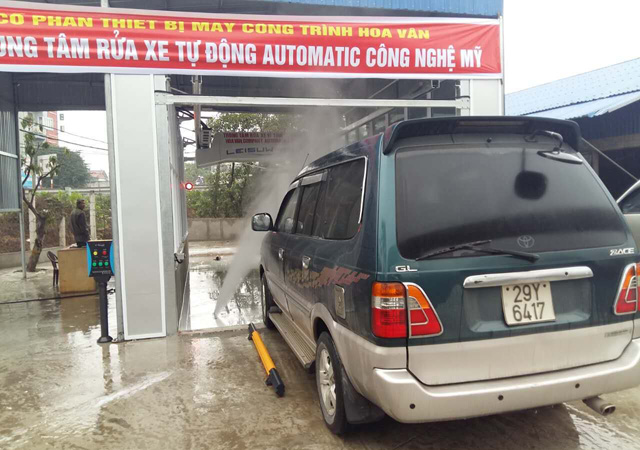 automatic vehicle washing